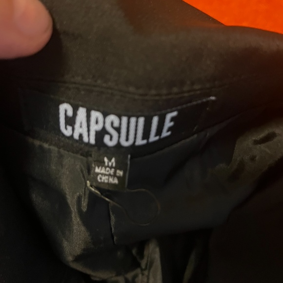 Black two button built-in shorts blazer dress NWT - Picture 13 of 13